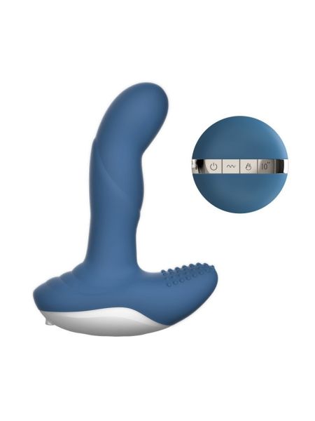 Grzejący masażer prostaty korek analny 7tryb 13cm - 2